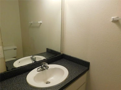 1/2 bathroom off master bedroom