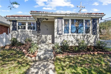 Front view beyond the fence