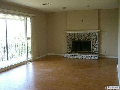 Fire place in living room