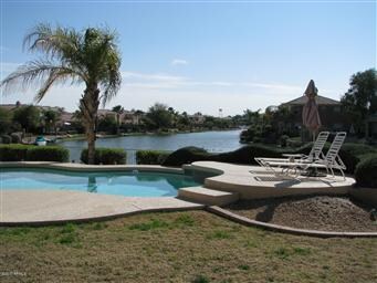 Pool overlooking the lake
