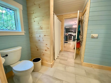 Lupine Road Bathroom to kitchen view