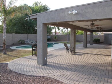 Brick Pavers and Covered Patio