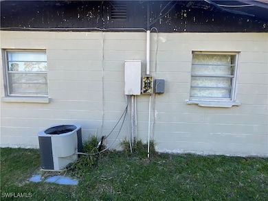 View of home's exterior with central AC unit and c