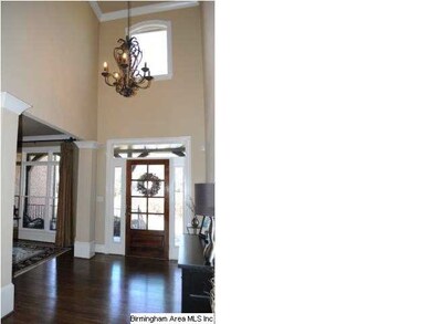 2-story grand entrance.