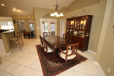 Desirable open split floor plan.
