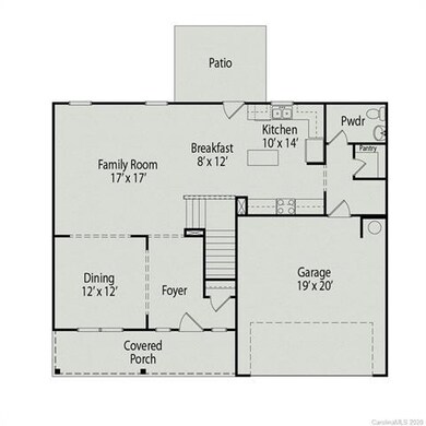 Rendering 1st floor of Morgan C.  This one will however have a deck in lieu of a patio.