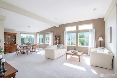 Main living spaces are open to southern exposure