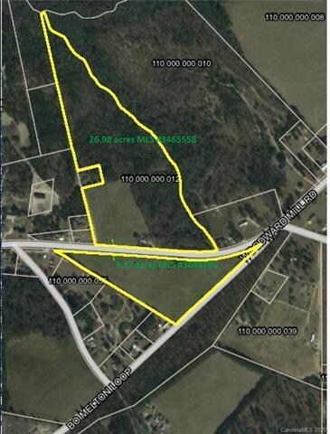 9.37 acres with frontage on Woodward Mill Rd. and 