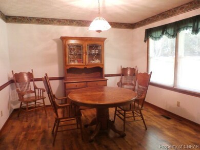 Large dining area.