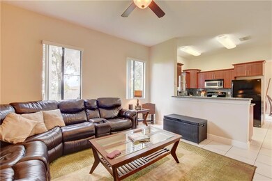 Family Room opens up to the kitchen
