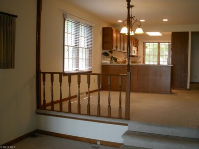 Located just a few steps up from the main area, th