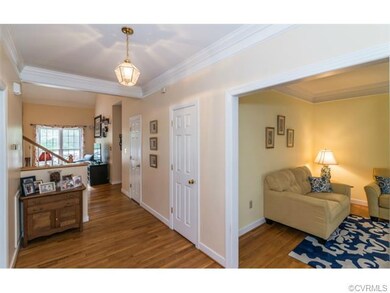 Inviting Foyer with Hardwoods Throughout