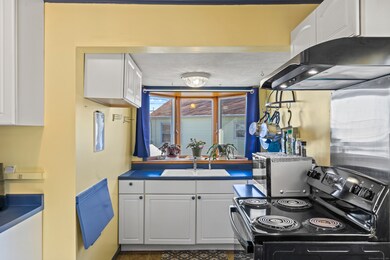 the kitchen