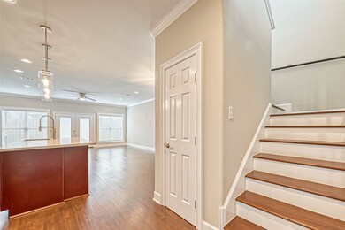 Another storage closet under the stairs.