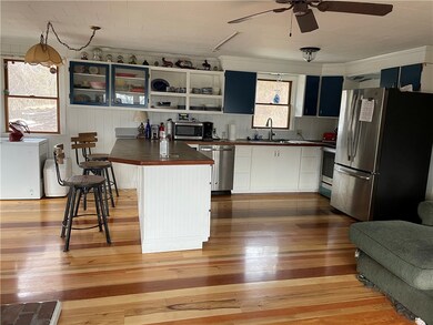 New floors through kitchen, family room and hallwa