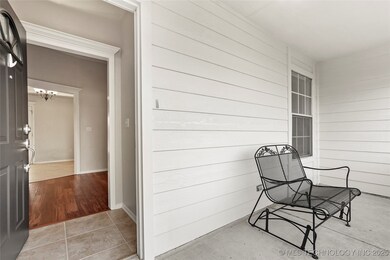 Inviting front porch