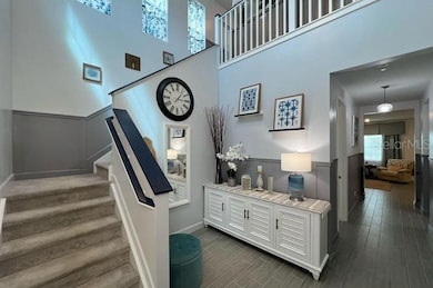 Entry area with staircase to second floor