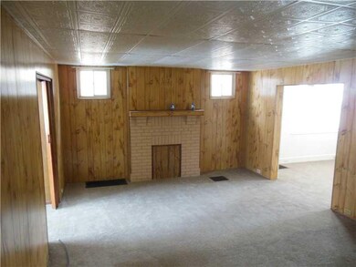 Living Room. The fireplace is decorative.  The wal
