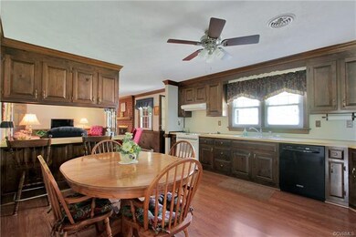 Well appointed kitchen offers nice eat in area and