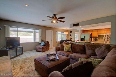 Open Family Room & Kitchen