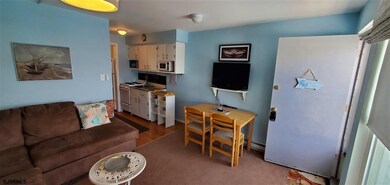 view into unit from the living room