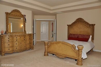 Very spacious master bedroom with double door entr