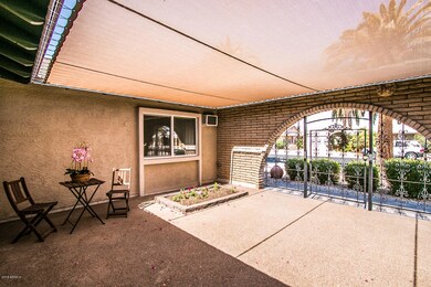 White Mountain-entry courtyard