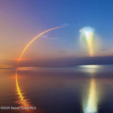 rocket launches from the dock