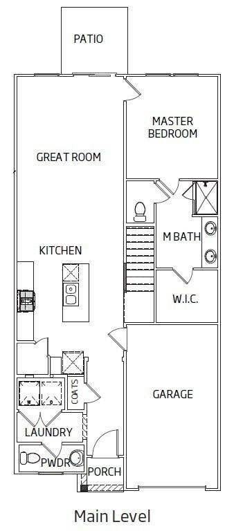 1st Floor. Slider door to patio
