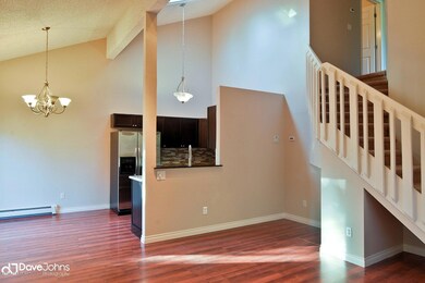 Living Area w/ Vaulted Ceilings