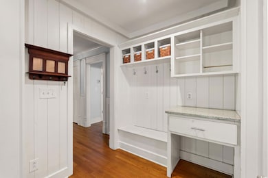 Mudroom featuring wood finished floors