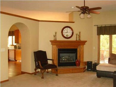 Gas FP in the Living Area and entry into Kitchen F