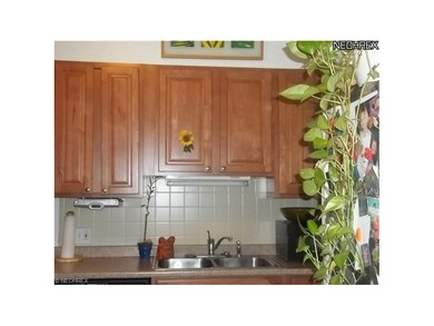 First floor kitchen. Updated with maple cabinetry, newer countertop and newer tiles. Ceramic tile floor.Brand new stove 2011. each unit has a built-in Dishwasher