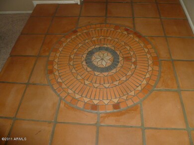 Medallion in front entry