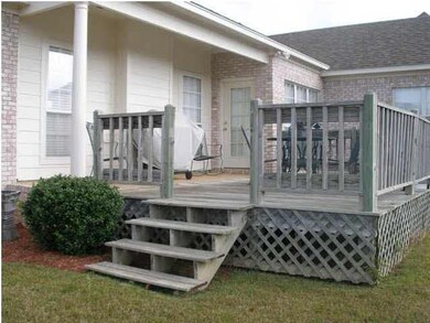 Back porch with deck