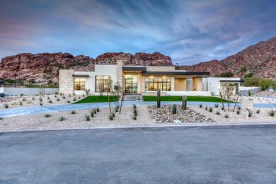 Front View at Sunset