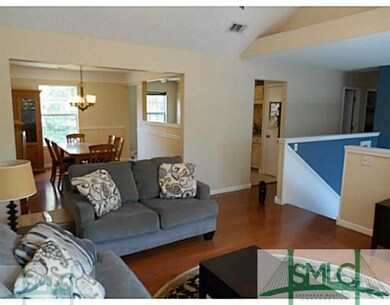 Living Room. Living room opens into dining room.
