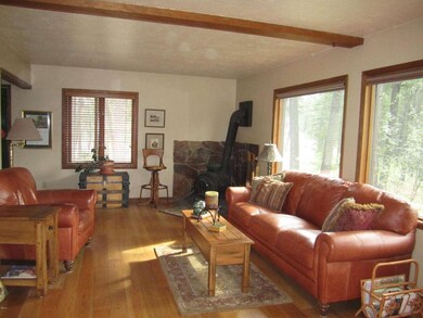 Living Room with Woodstove