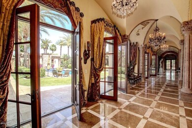 03 PALAZZO HALLWAY OPENING TO POOL AND P