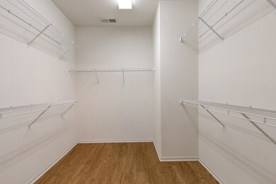 Huge walk in Closet off Master Bedroom