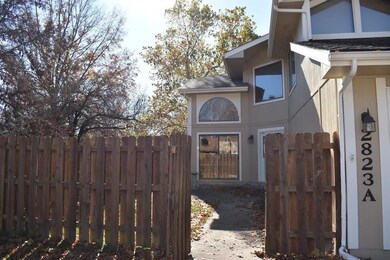 Private courtyard leads to front entry.