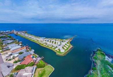 Bird's eye view of a large body of water