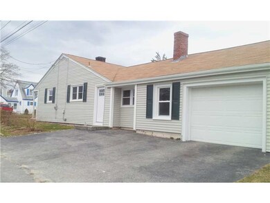 Exterior Front. Garage and side of house