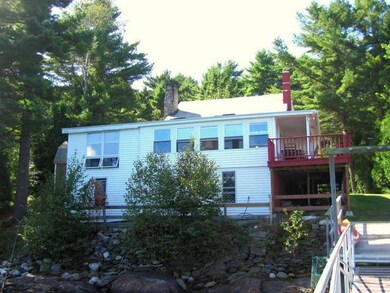 Exterior Front. Water side of the...