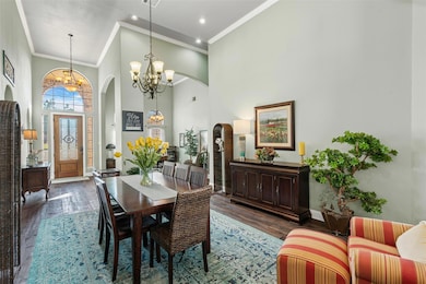 Dining , entry and office.