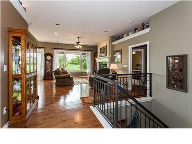 Staircase & Living Room
