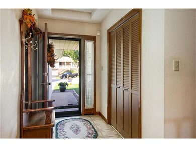 Room for your winter coats in this double closet..