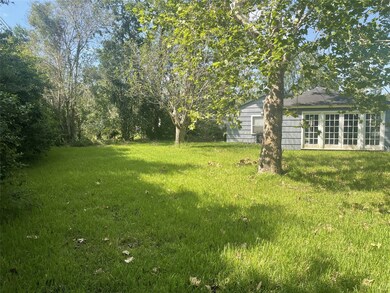 Middle of backyard