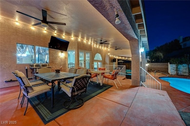 View of patio / terrace featuring a fenced in pool