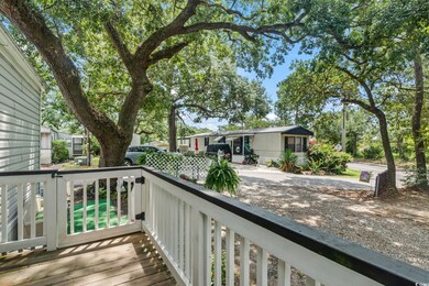 Wooden deck with area for grilling